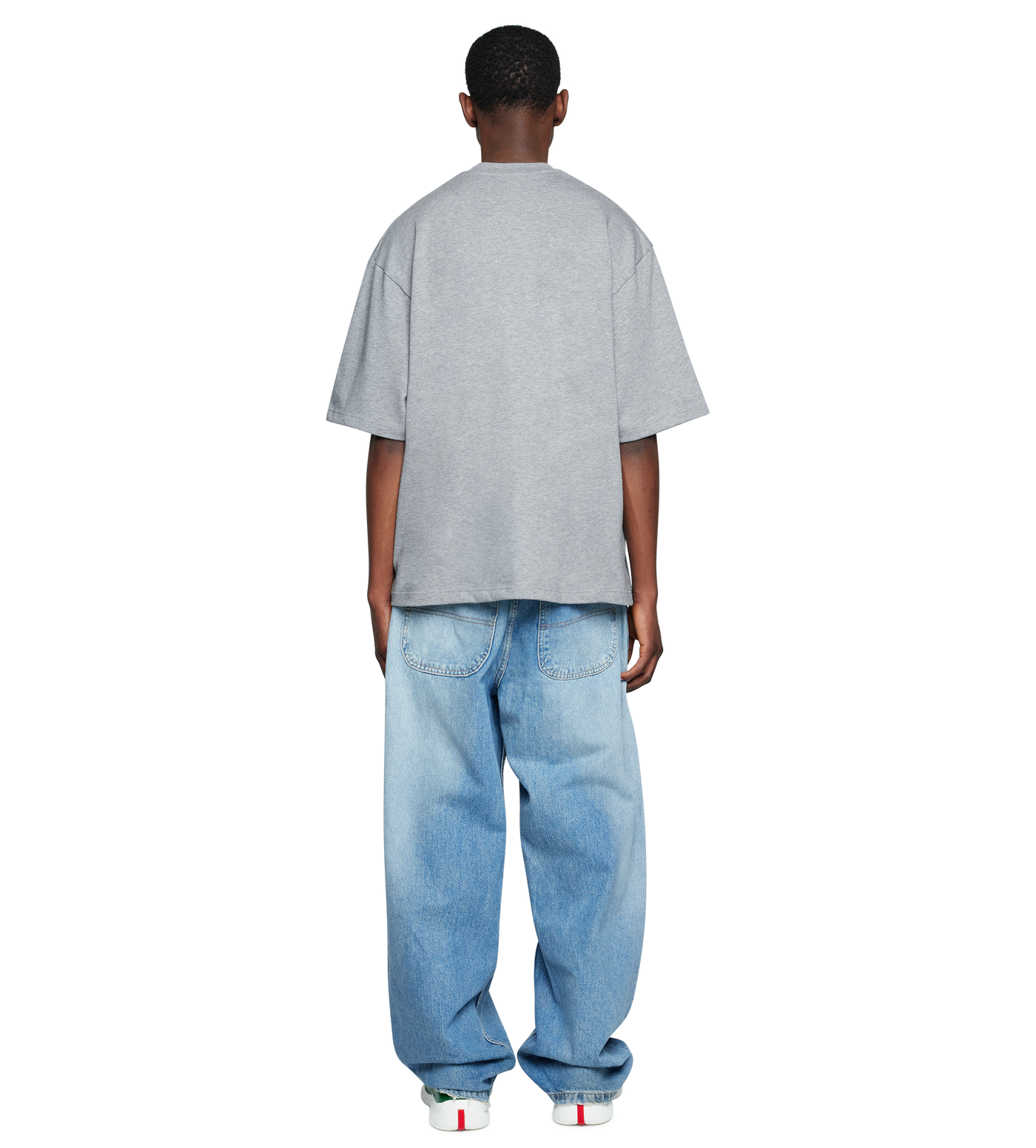 Logo Heavy T-shirt Grey Melange