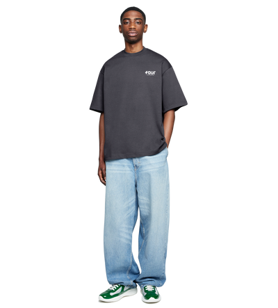 Logo Heavy T-shirt Asphalt