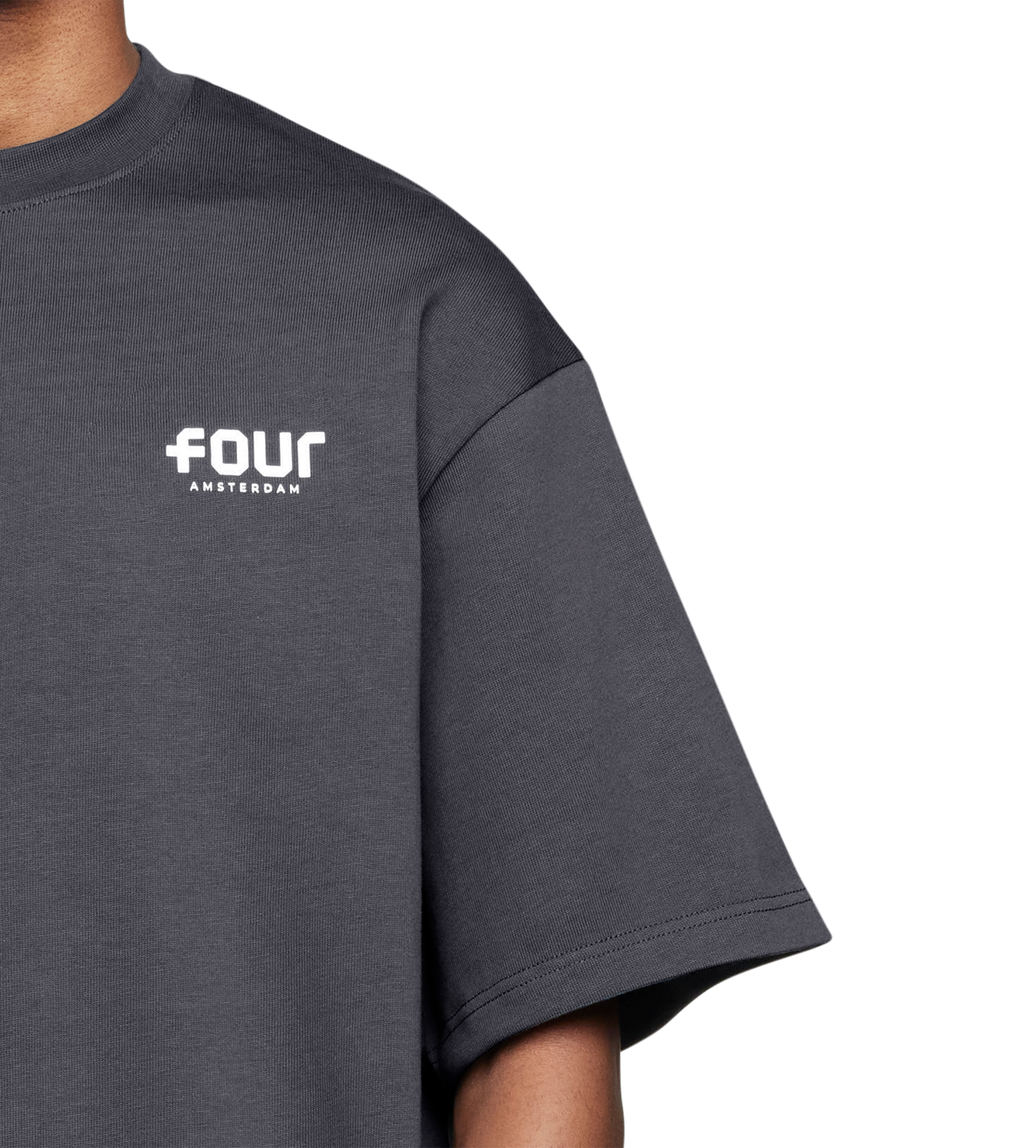 Logo Heavy T-shirt Asphalt