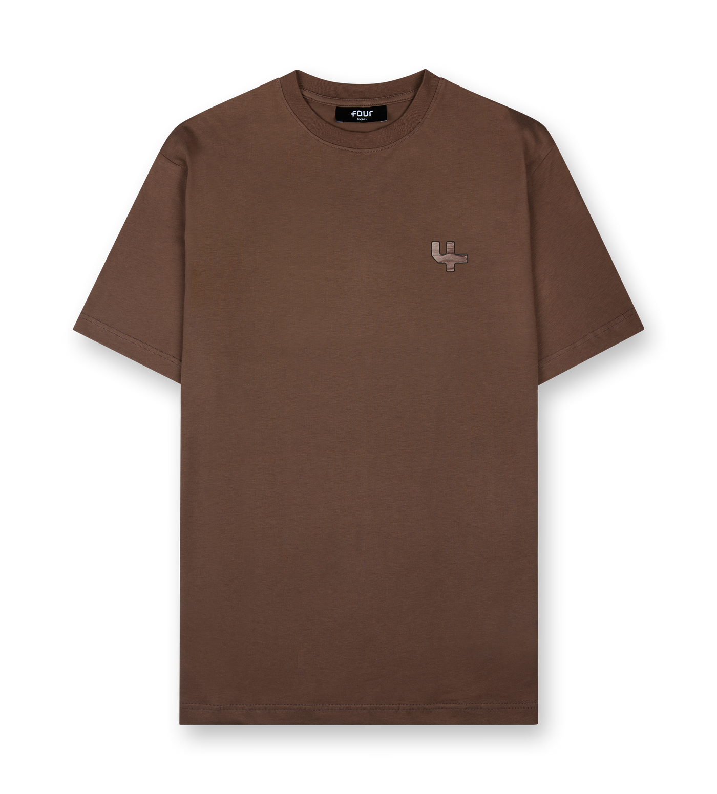 Outline Logo T-shirt Coffee Quartz