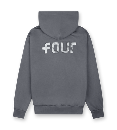 Outline Logo Hoodie Black Sand