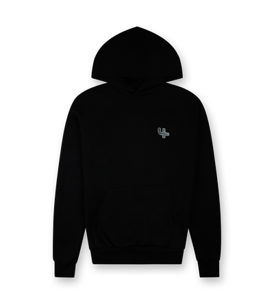 Outline Logo Hoodie Black