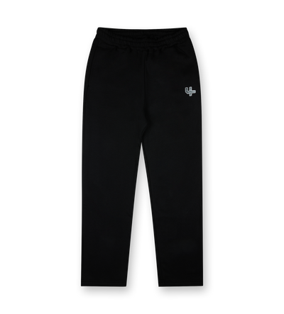 Outline Logo Straight Leg Pants Black