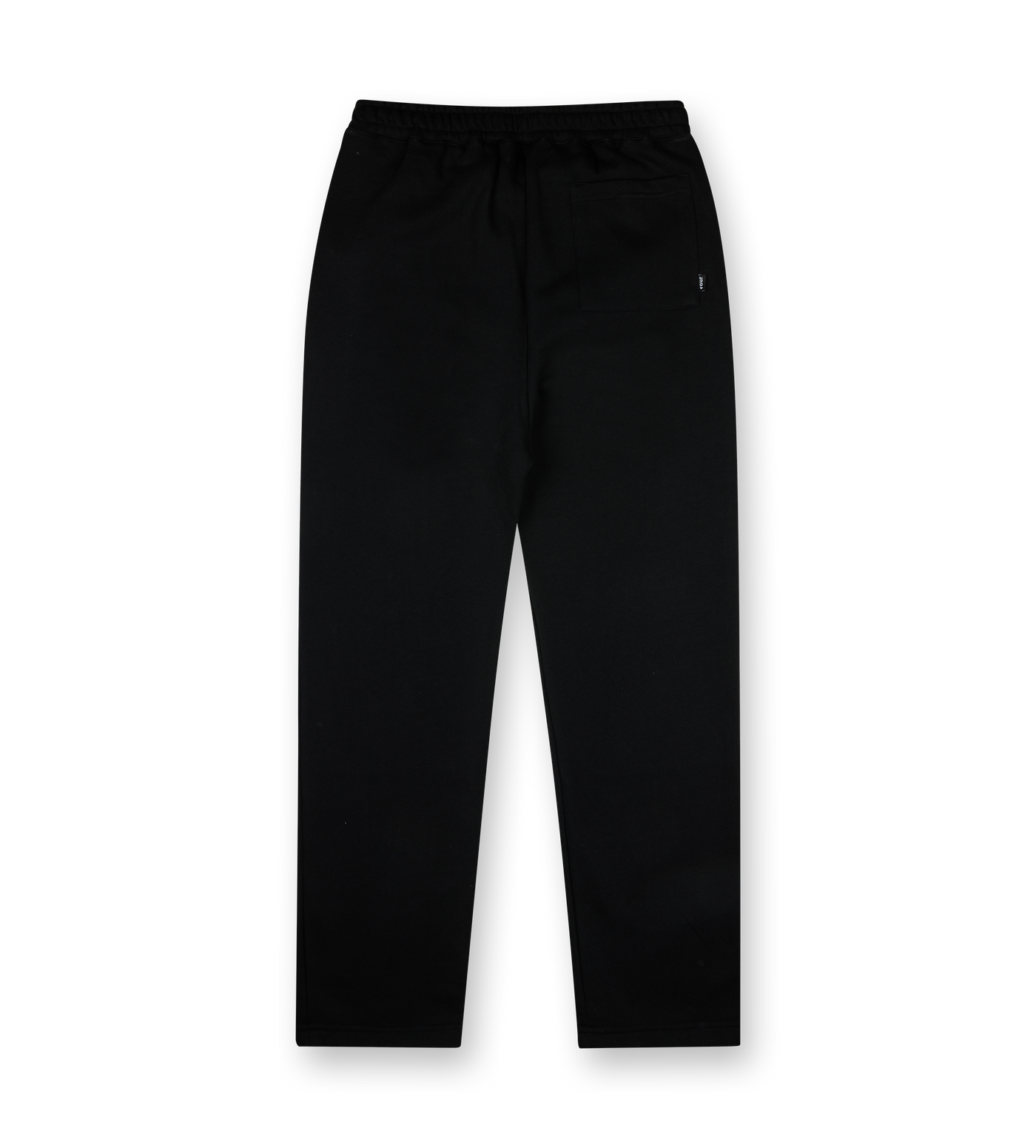 Outline Logo Straight Leg Pants Black