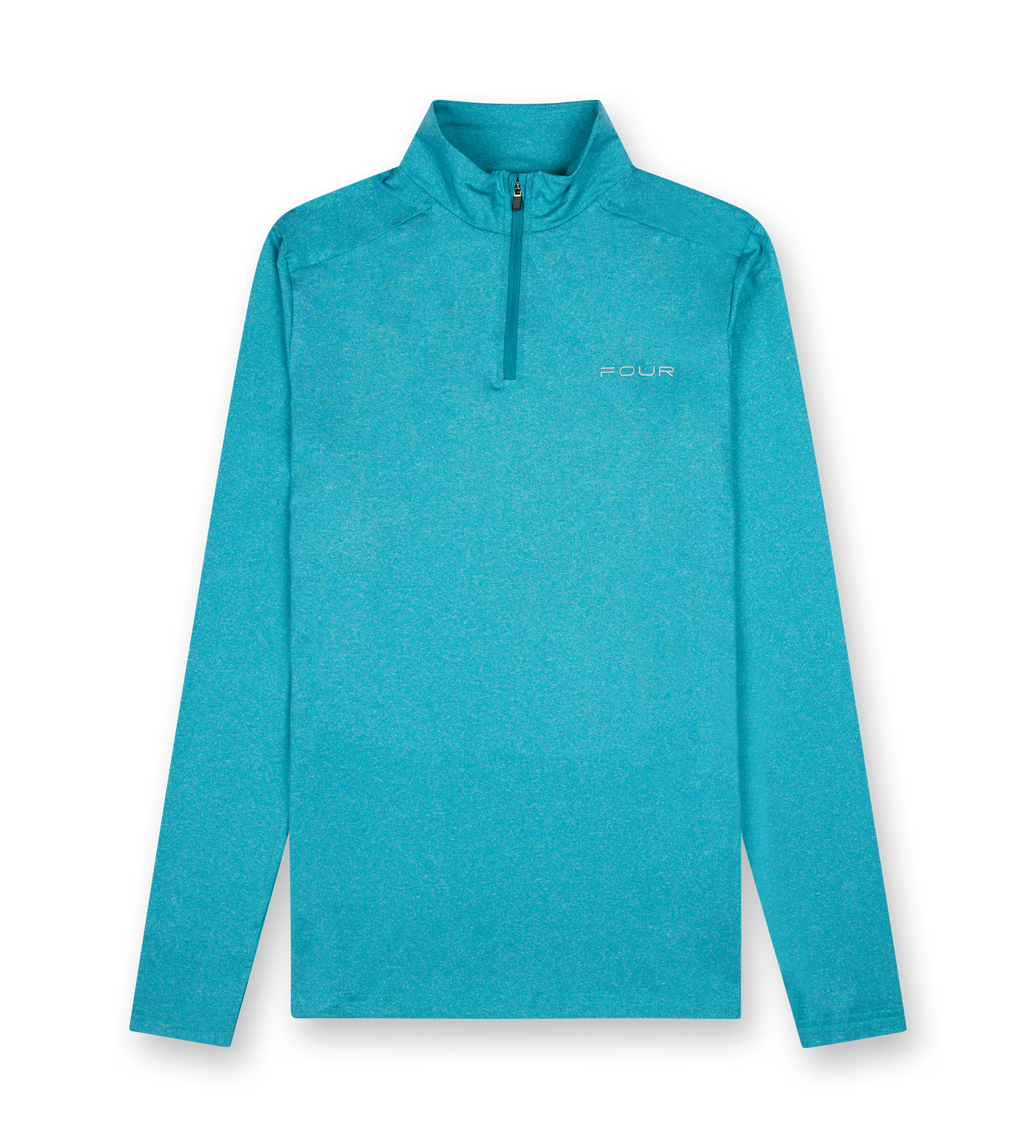 Sportswear Half Zip Melange Ocean Blue