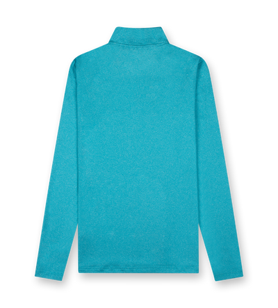 Sportswear Half Zip Melange Ocean Blue