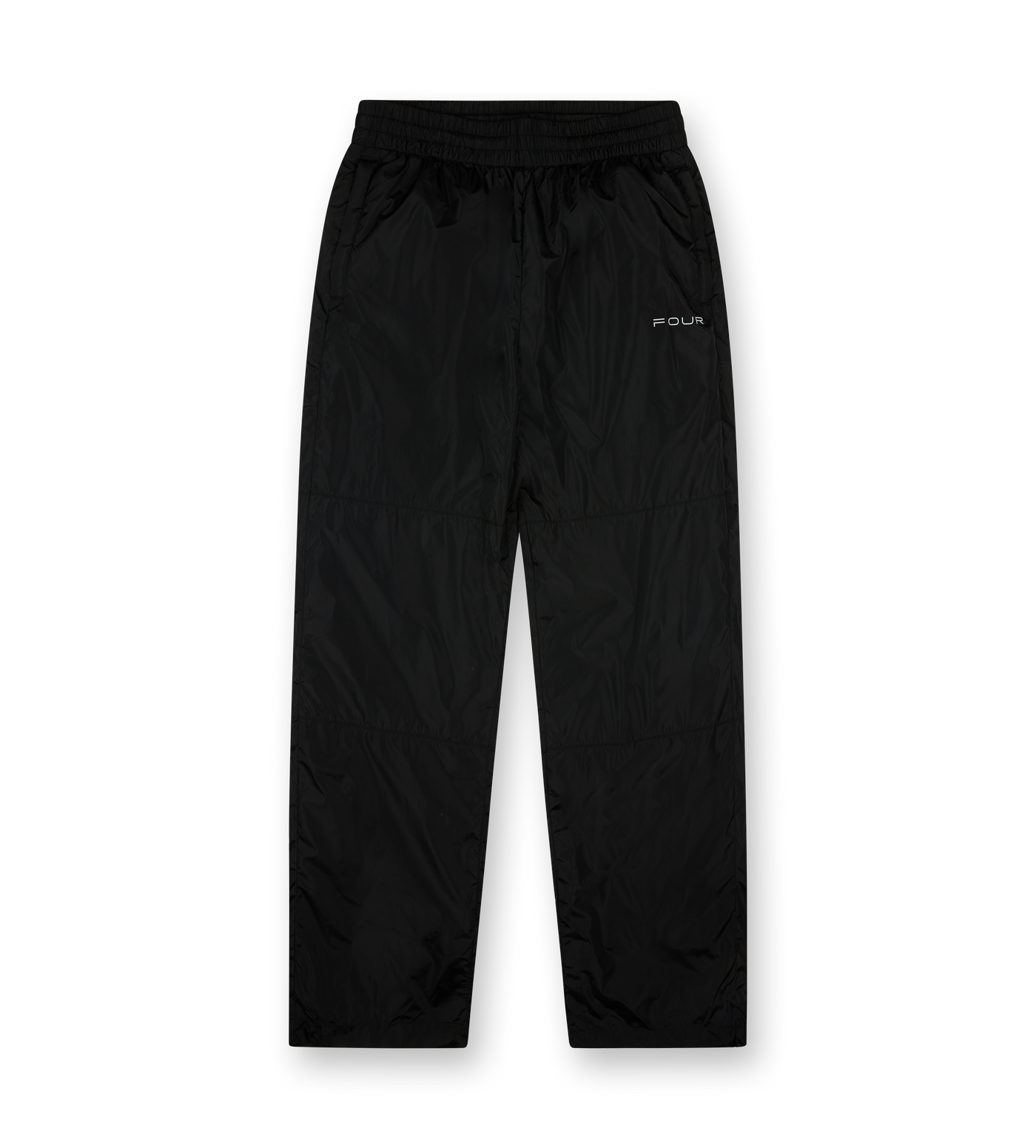 Sport Windbreaker Nylon Pants Black