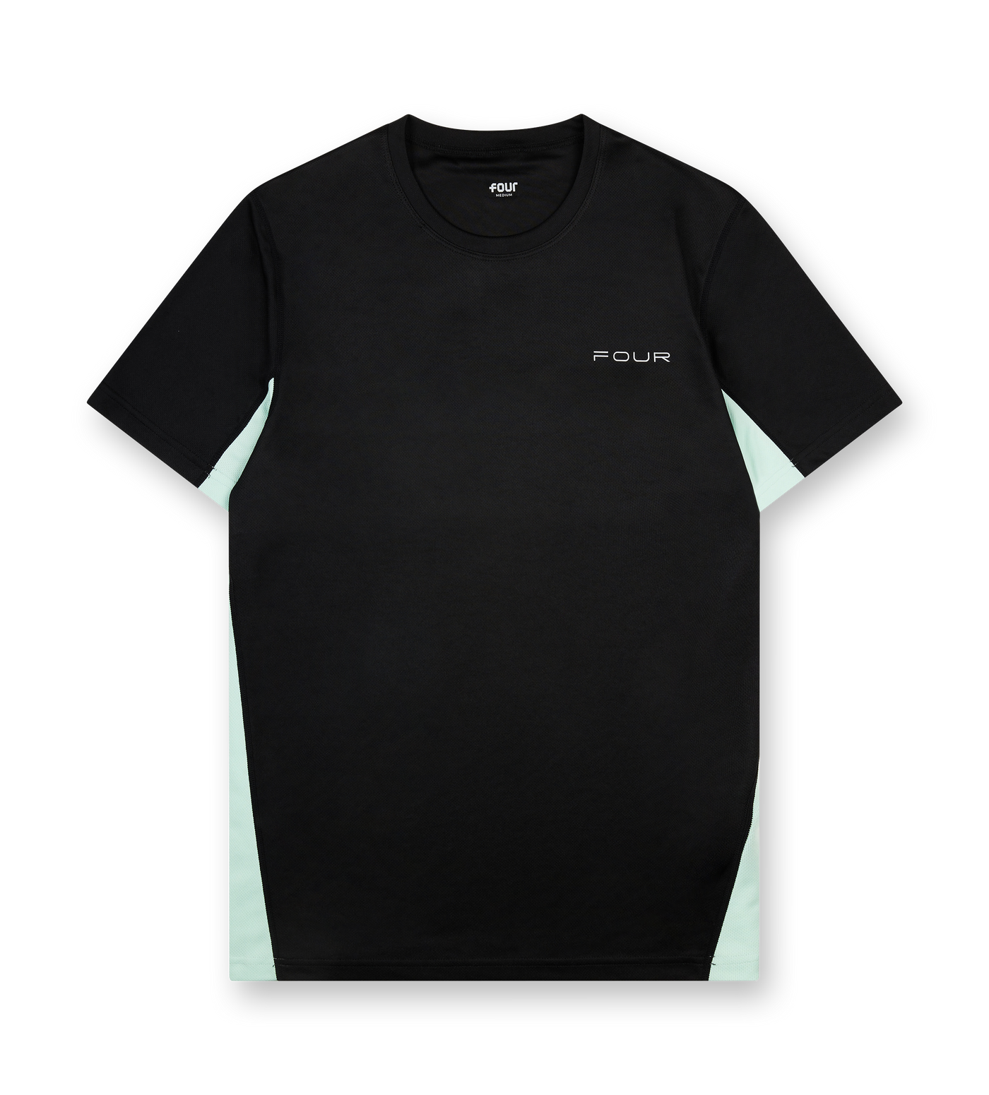Sportswear T-shirt Black/ Light Green