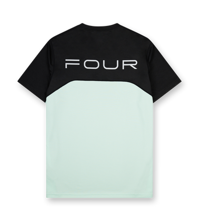 Sportswear T-shirt Black/ Light Green