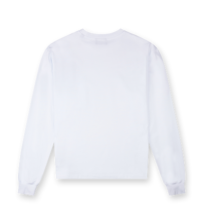 Logo Longsleeve Pocket T-shirt - White