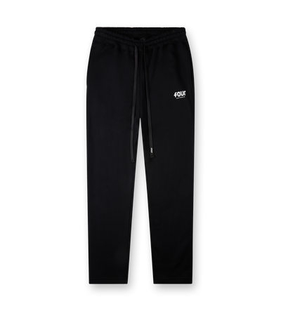 Logo Straight Leg Black