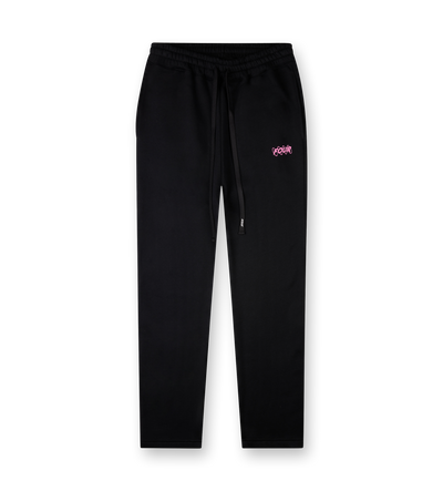 Circles Straight Leg Black/ Pink