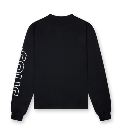 Outline Longsleeve T-shirt Black