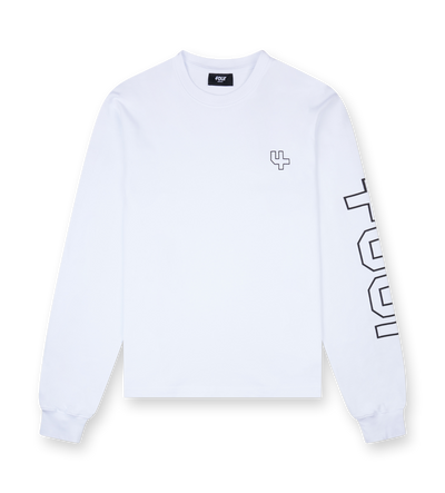 Outline Longsleeve T-shirt White