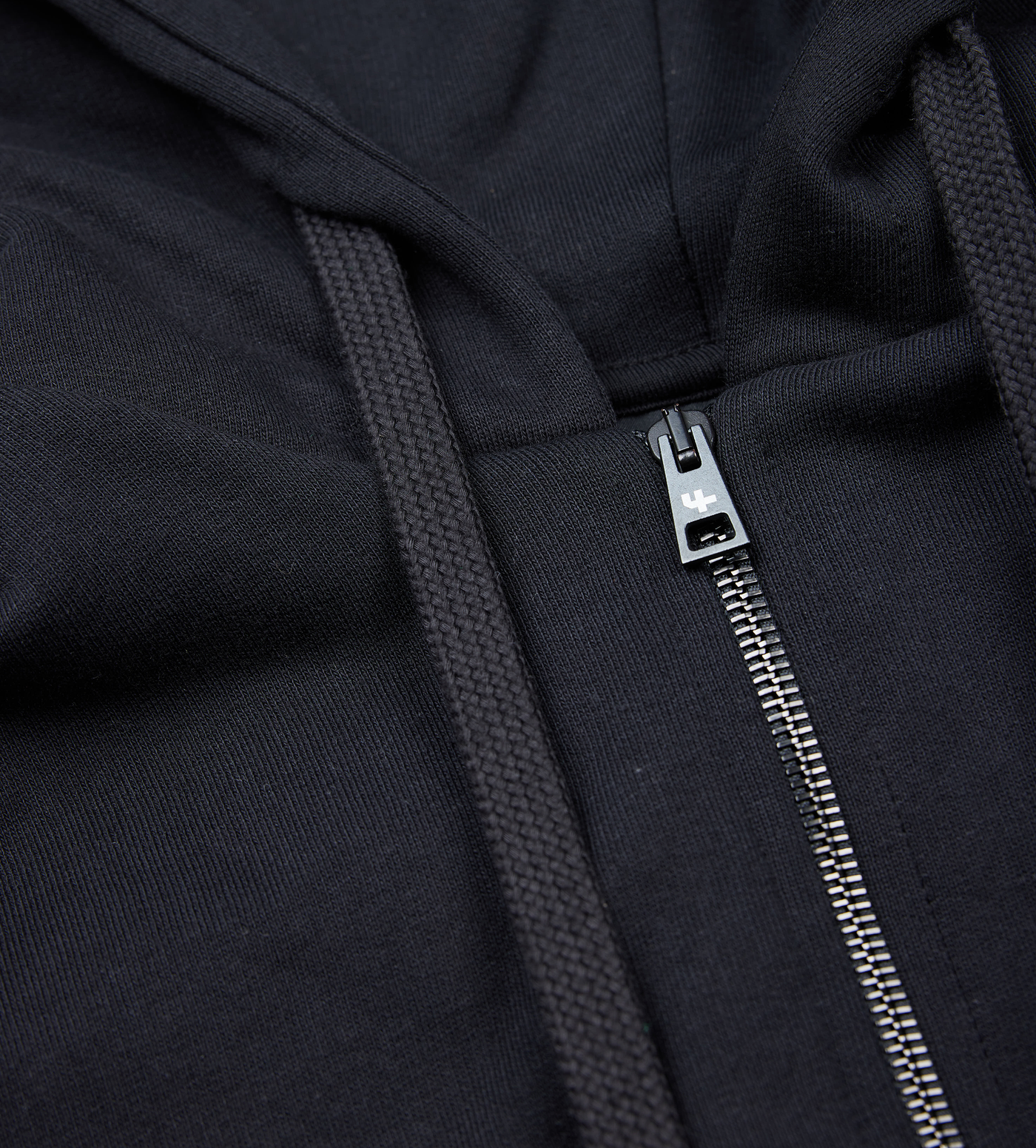 Circles Boxy Zip Up Hoodie Black/ Pink