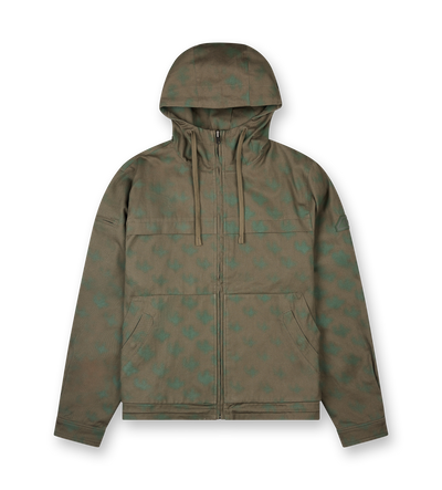 Square Logo Workwear Jacket Moss Green