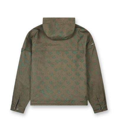 Square Logo Workwear Jacket Moss Green