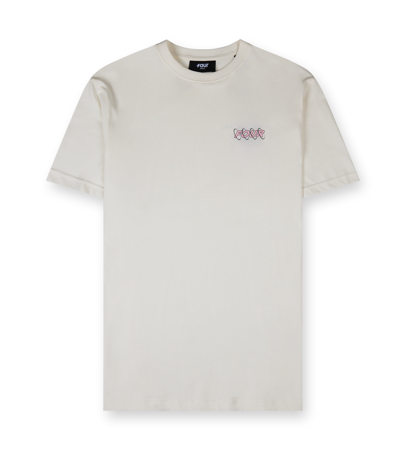 Circles T-shirt Cannoli Cream/ Soft Pink