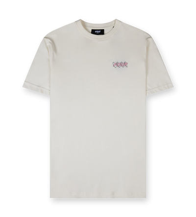 Circles T-shirt Cannoli Cream/ Soft Pink