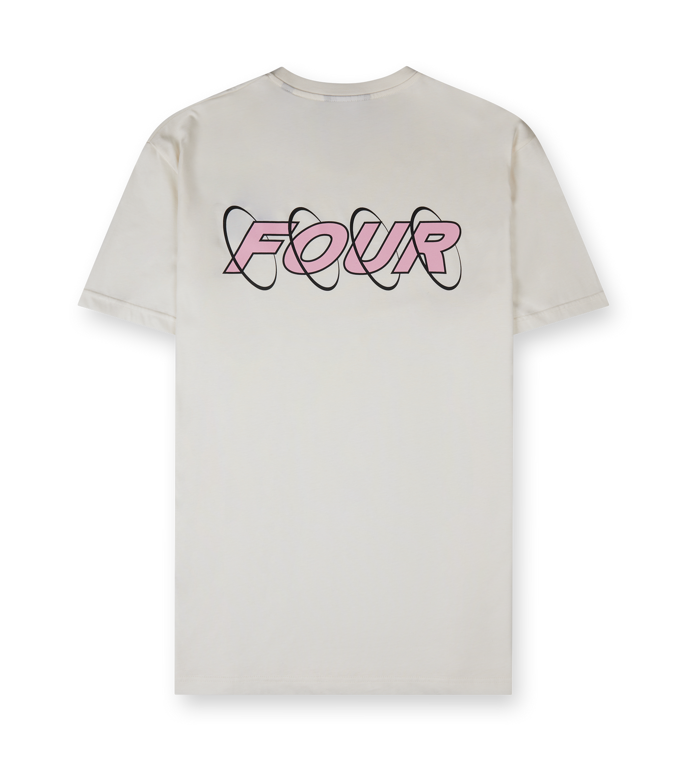 Circles T-shirt Cannoli Cream/ Soft Pink