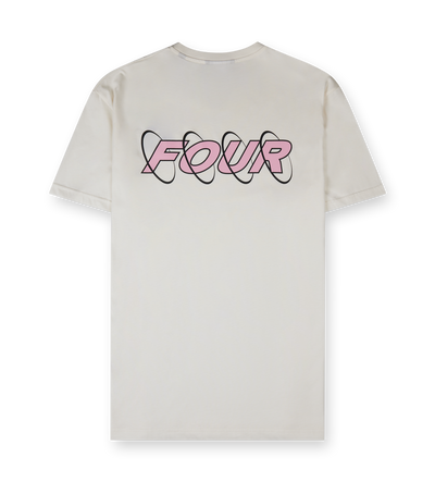 Circles T-shirt Cannoli Cream/ Soft Pink