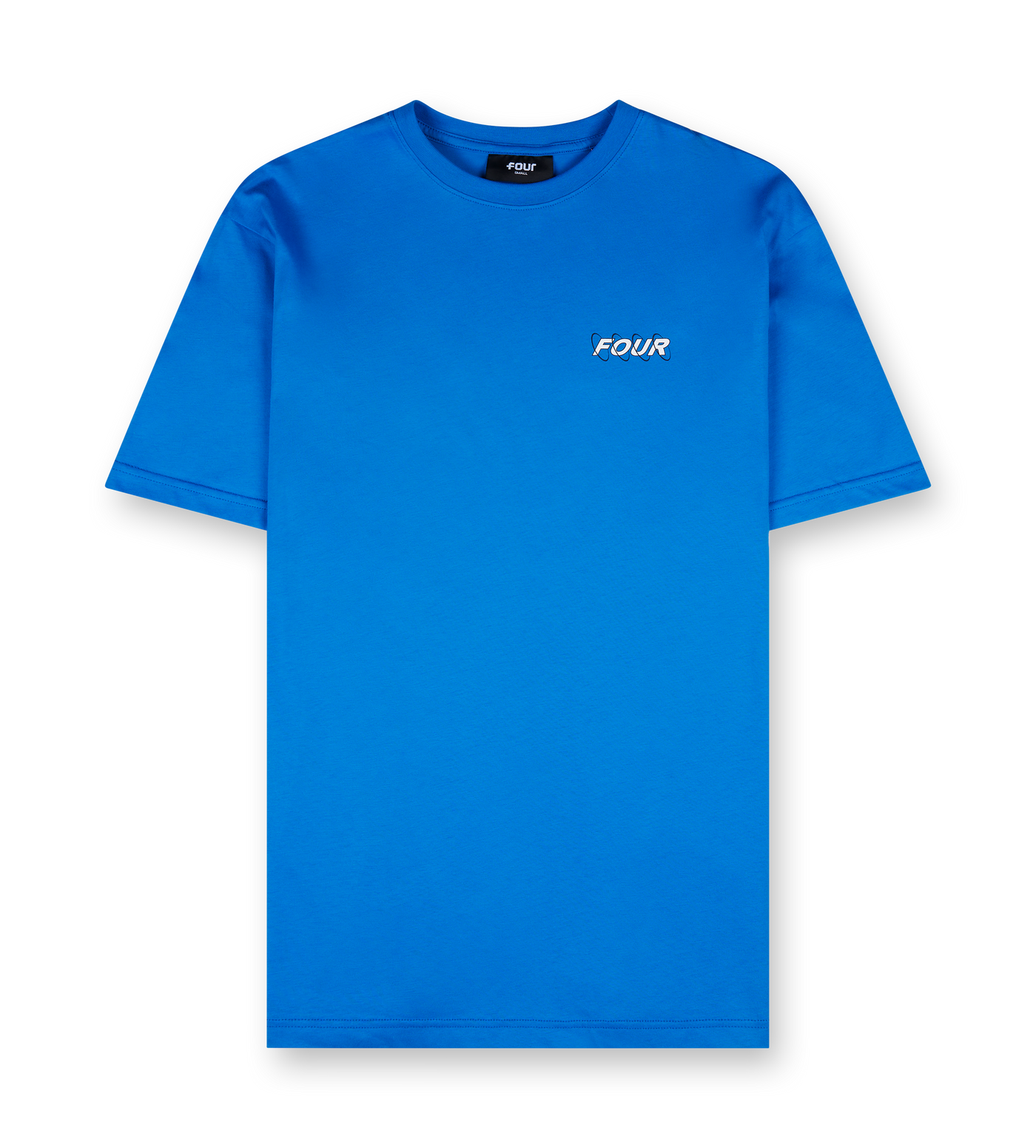 Circles T-shirt Princess Blue/ White