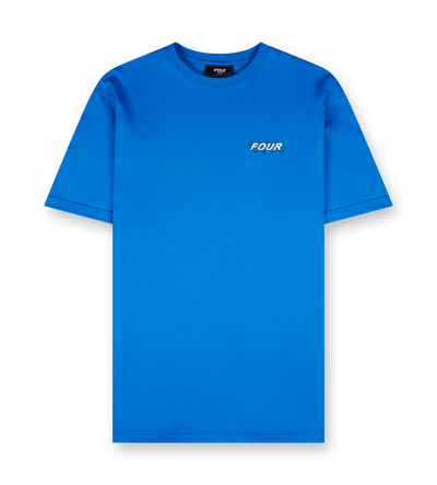 Circles T-shirt Princess Blue/ White