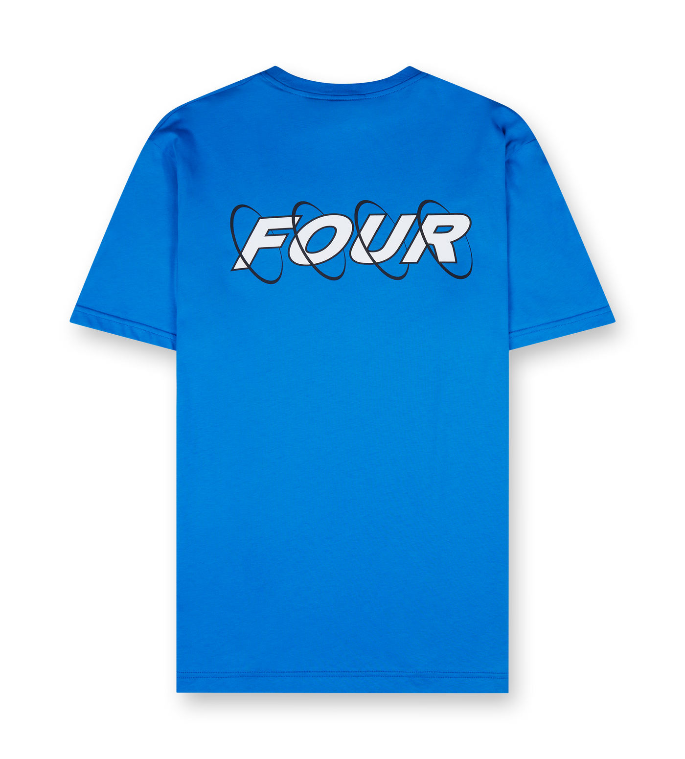 Circles T-shirt Princess Blue/ White