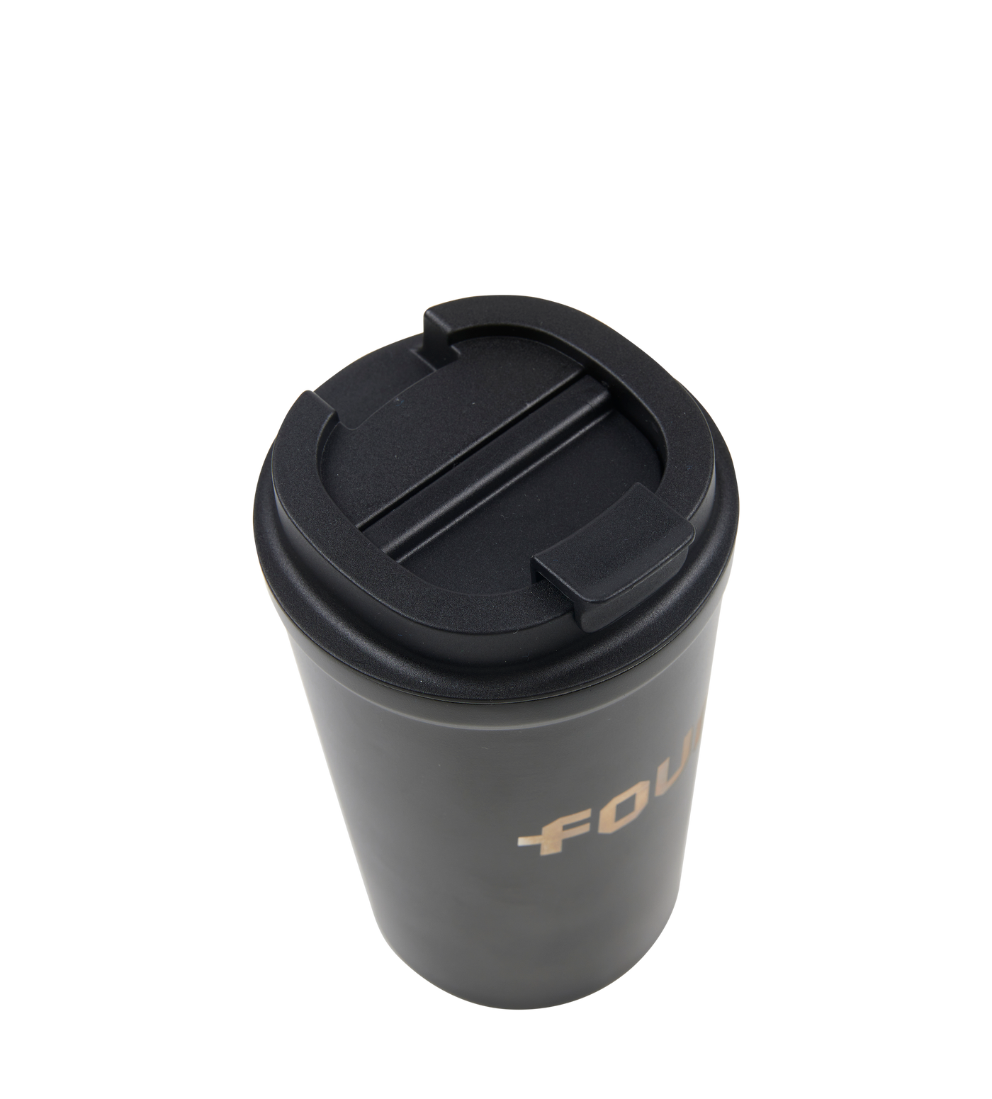 Logo Stainless Steel Cup Black