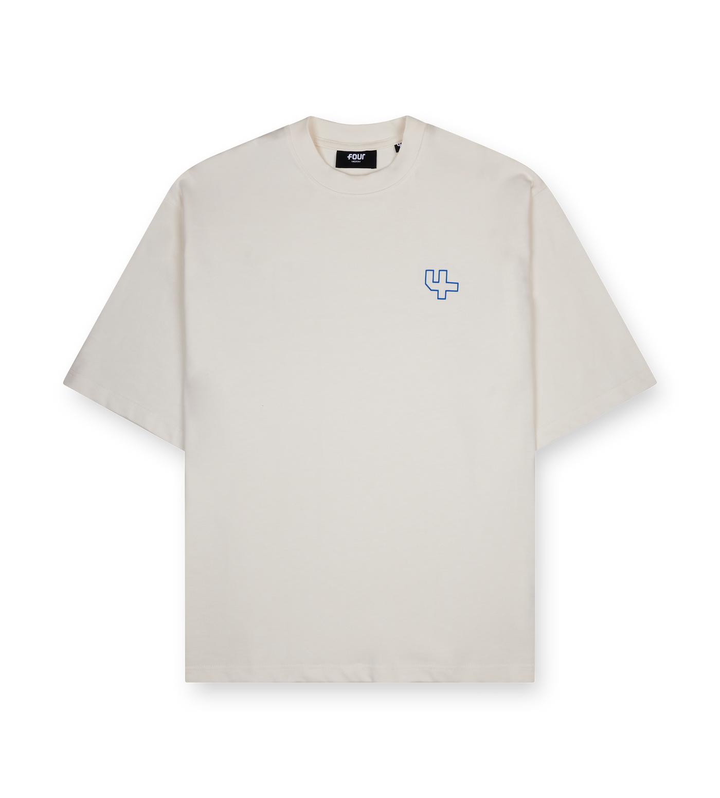 Outline Boxy fit T-shirt Cannoli/ Princess Blue