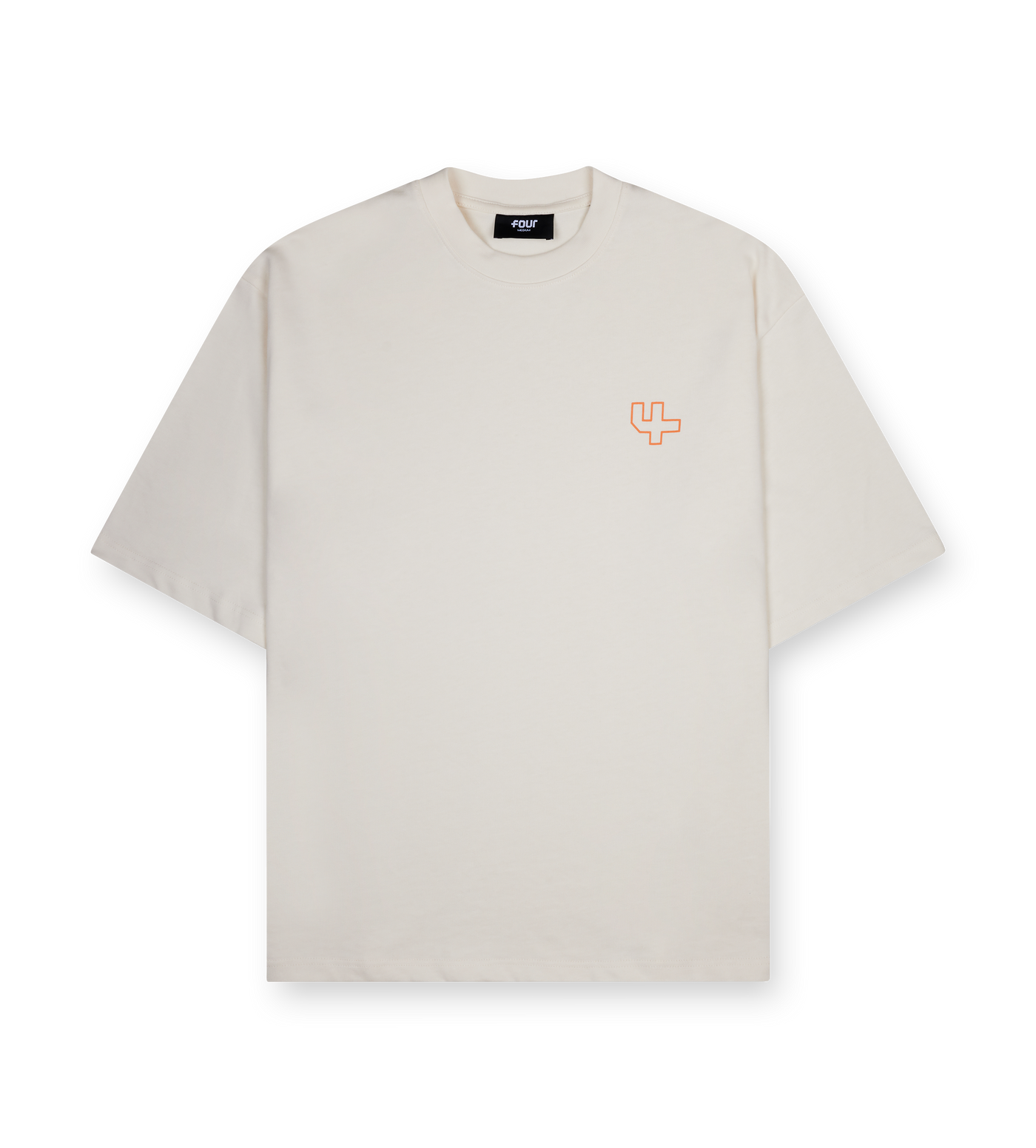 Outline Boxy fit T-shirt Cannoli/ Dusty Orange