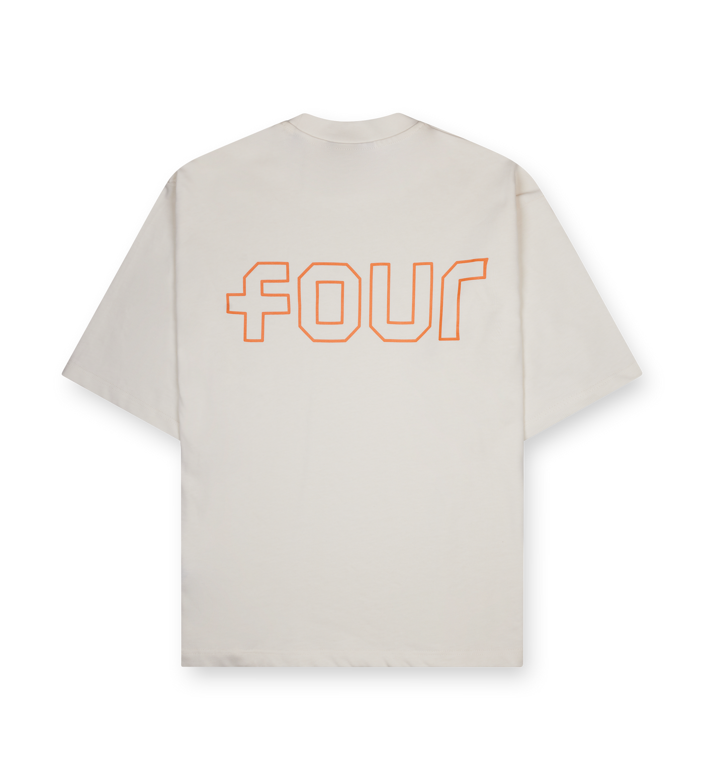 Outline Boxy fit T-shirt Cannoli/ Dusty Orange
