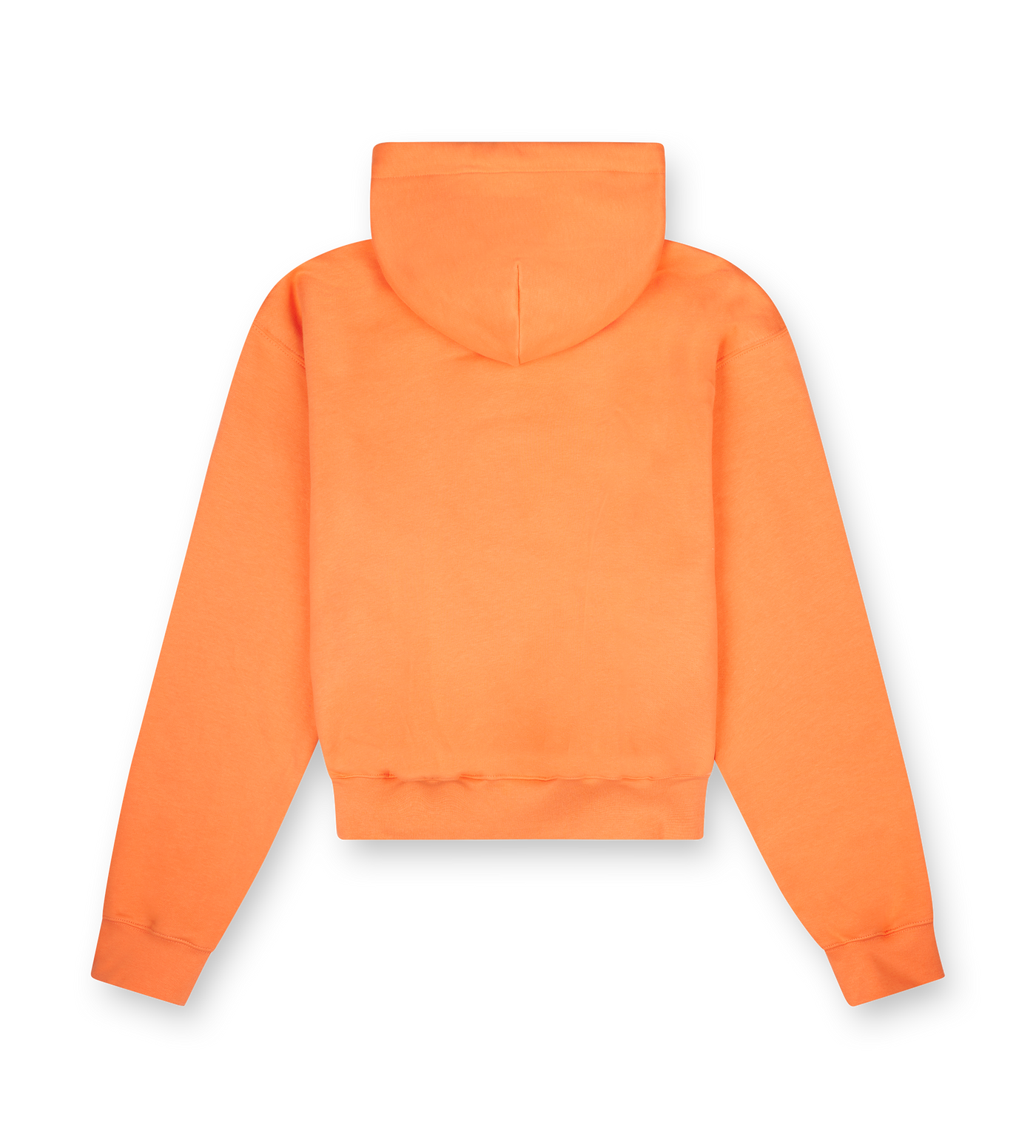 Outline Boxy Zip Up Hoodie Dusty Orange/ Cannoli