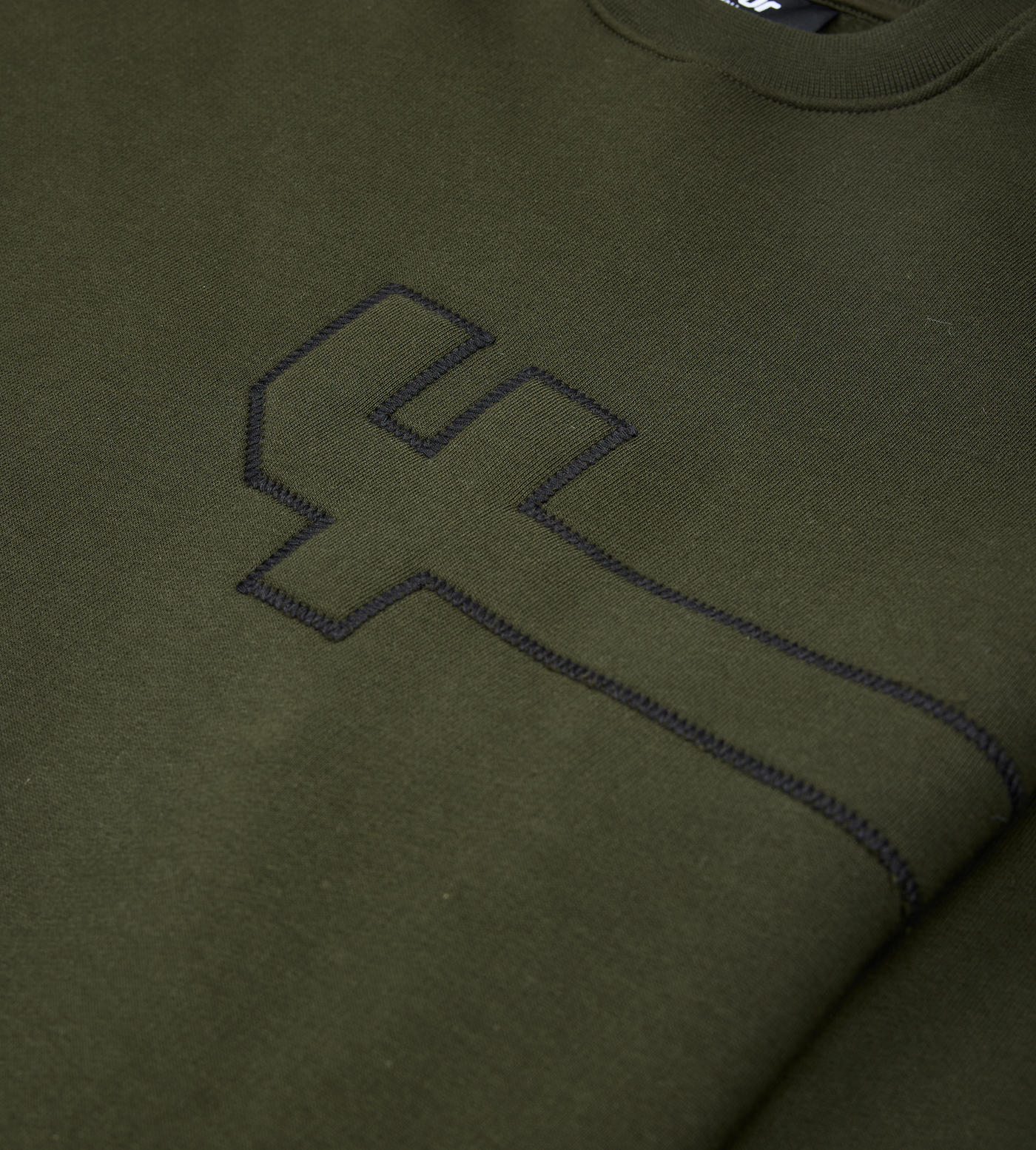 4 Patch Crewneck Army Green