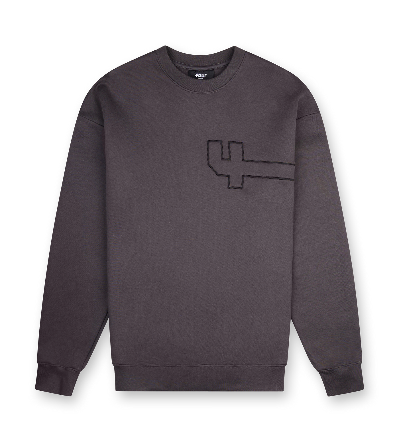 4 Patch Crewneck Asphalt