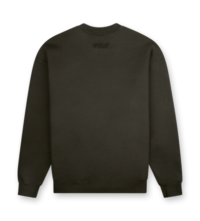 4 Patch Crewneck Army Green