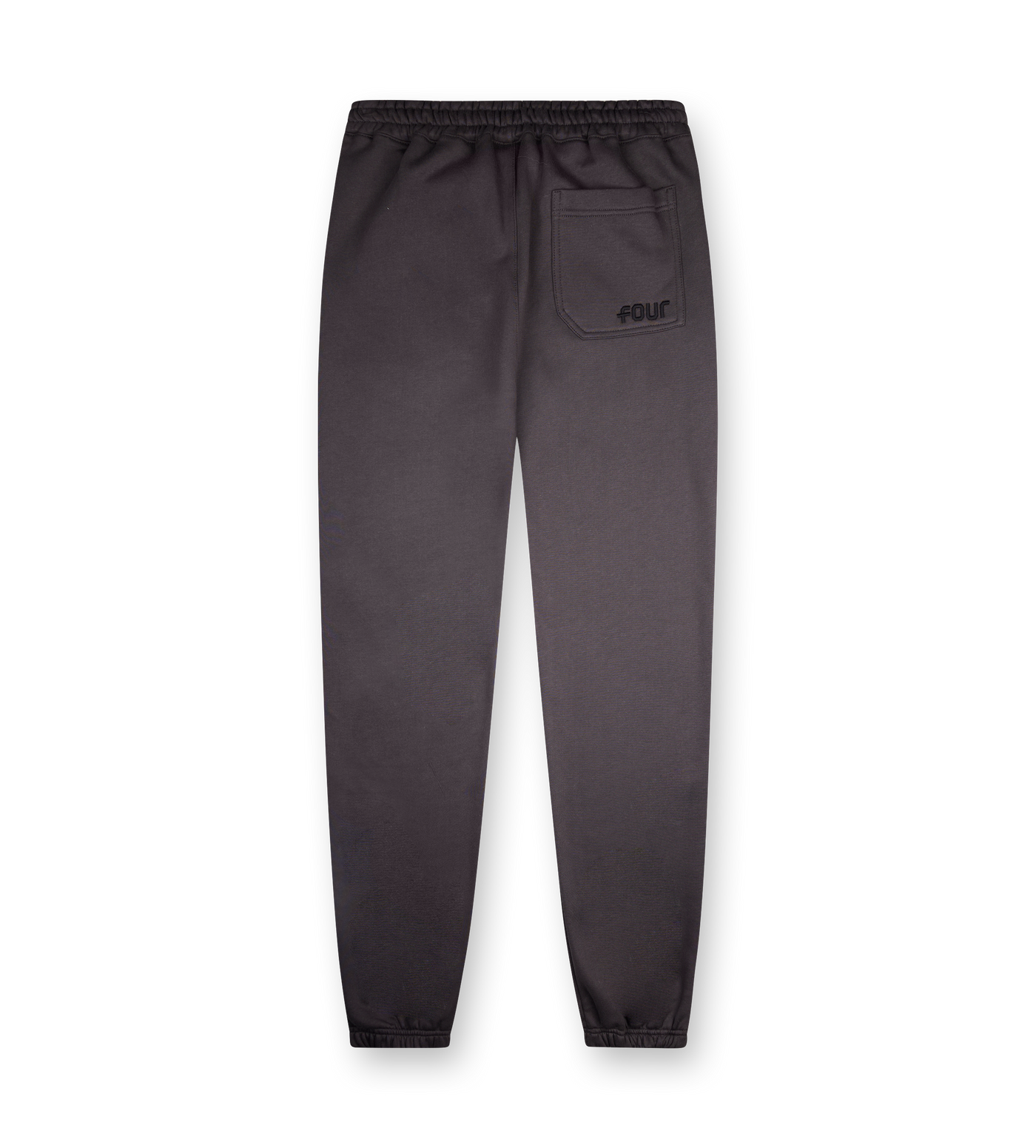 4 Patch Wide Leg Cuffed Pants Asphalt