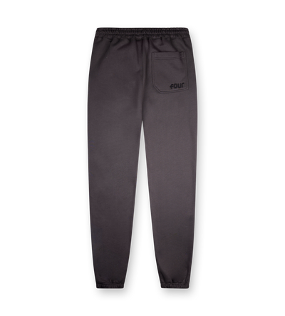 4 Patch Wide Leg Cuffed Pants Asphalt