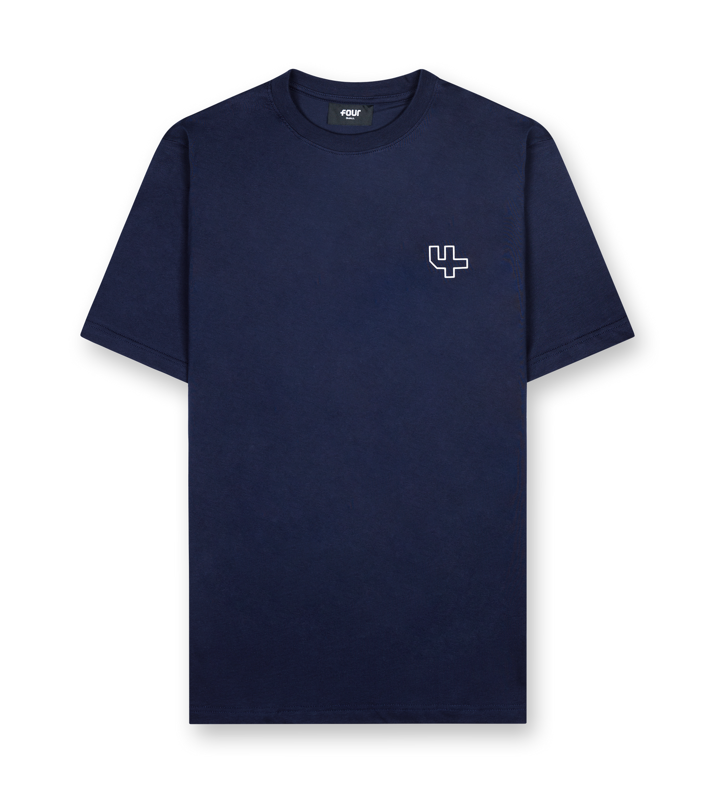 Outline Logo T-shirt Marine Blue