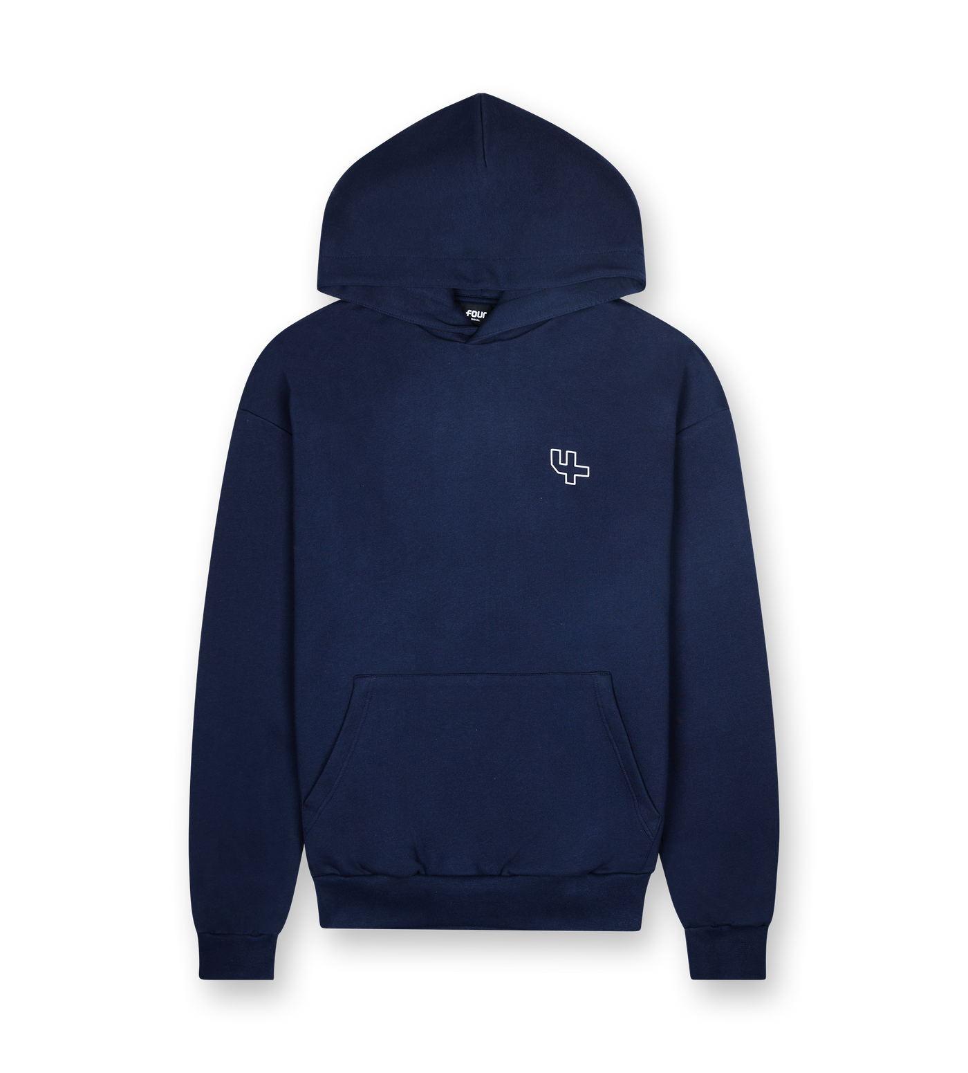 Outline Logo Hoodie Marine Blue