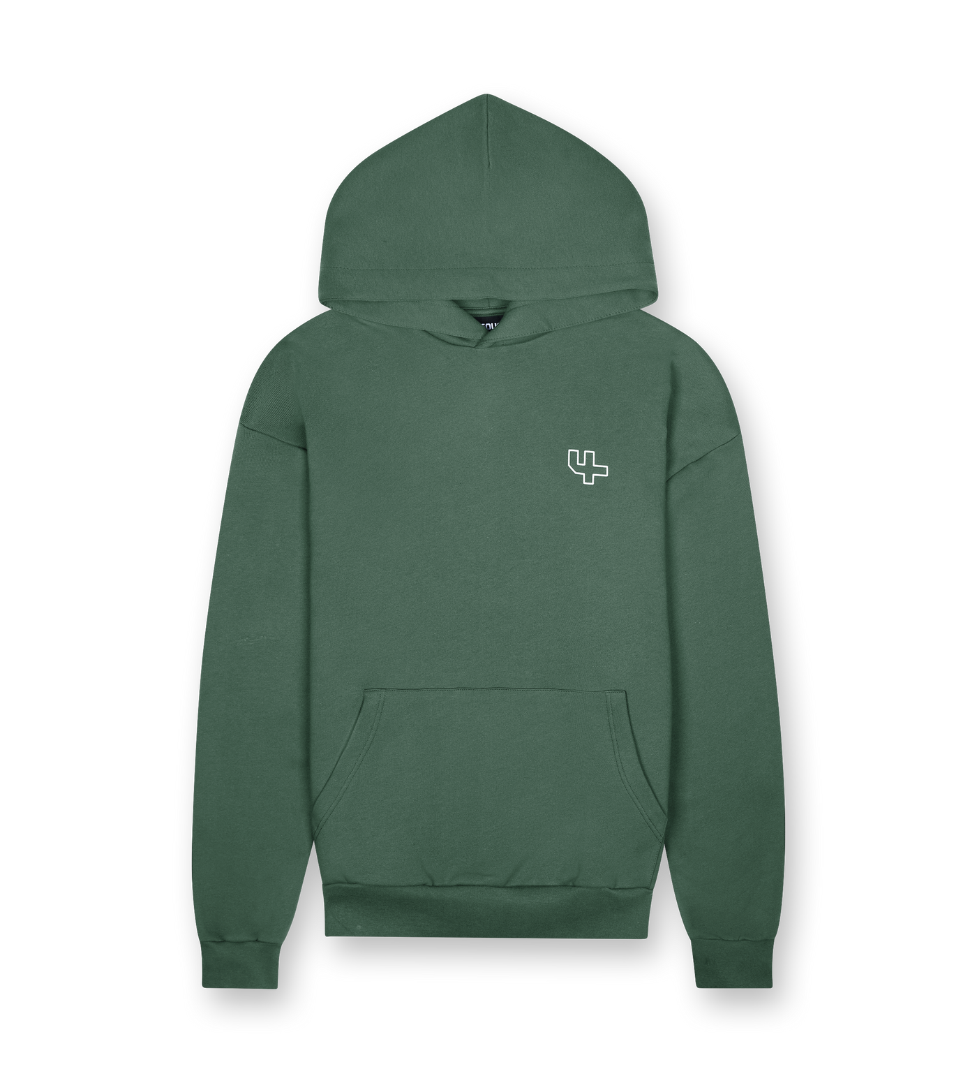 Outline Logo Hoodie Deep Forest