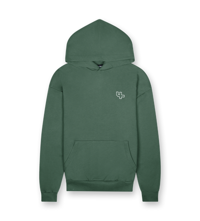 Outline Logo Hoodie Deep Forest