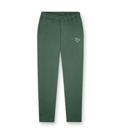 Outline Logo Straight Leg Pants Deep Forest