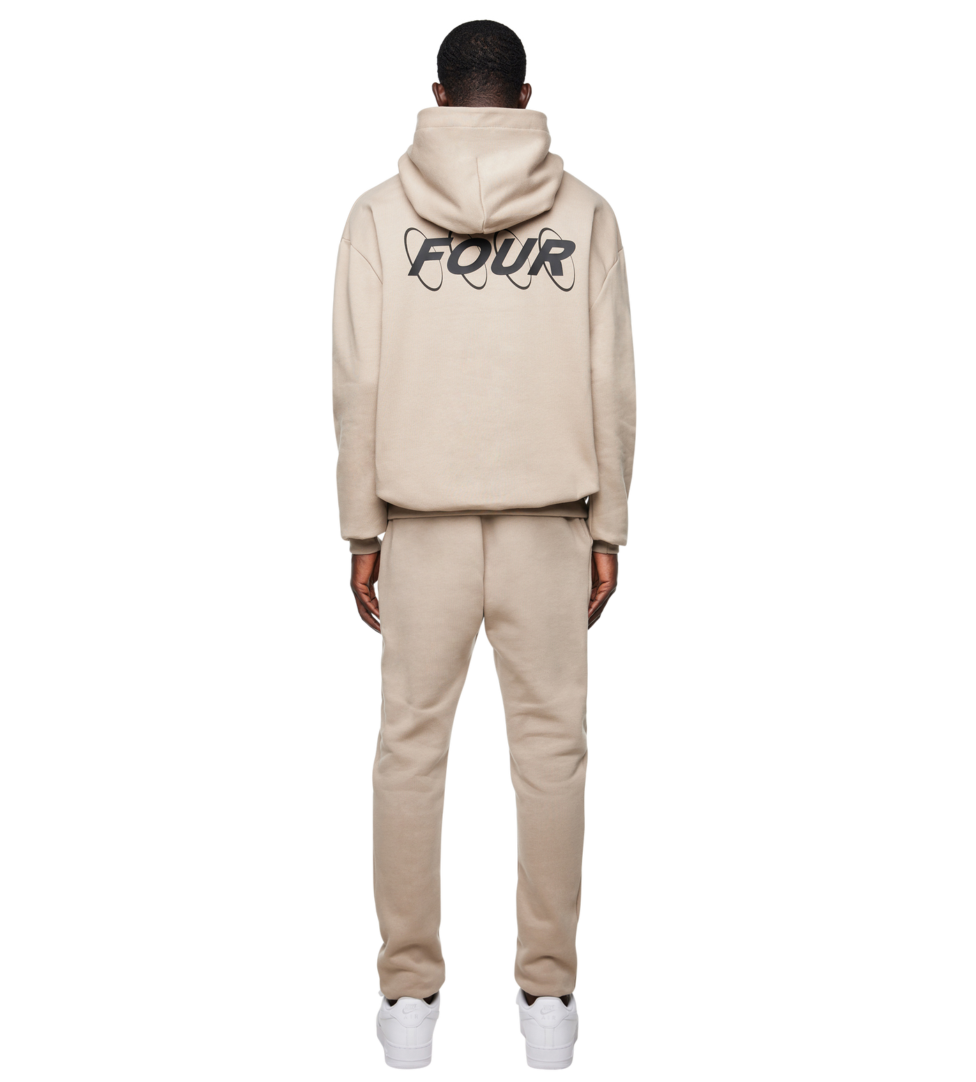 Circles Logo Hoodie Vintage Khaki