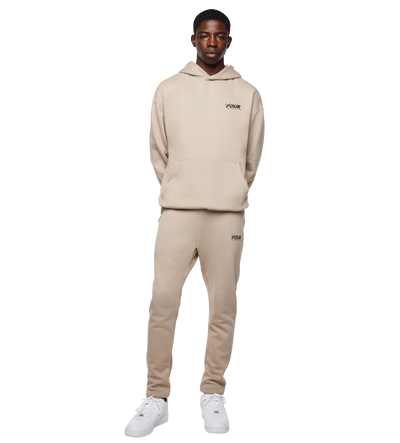 Circles Logo Hoodie Vintage Khaki