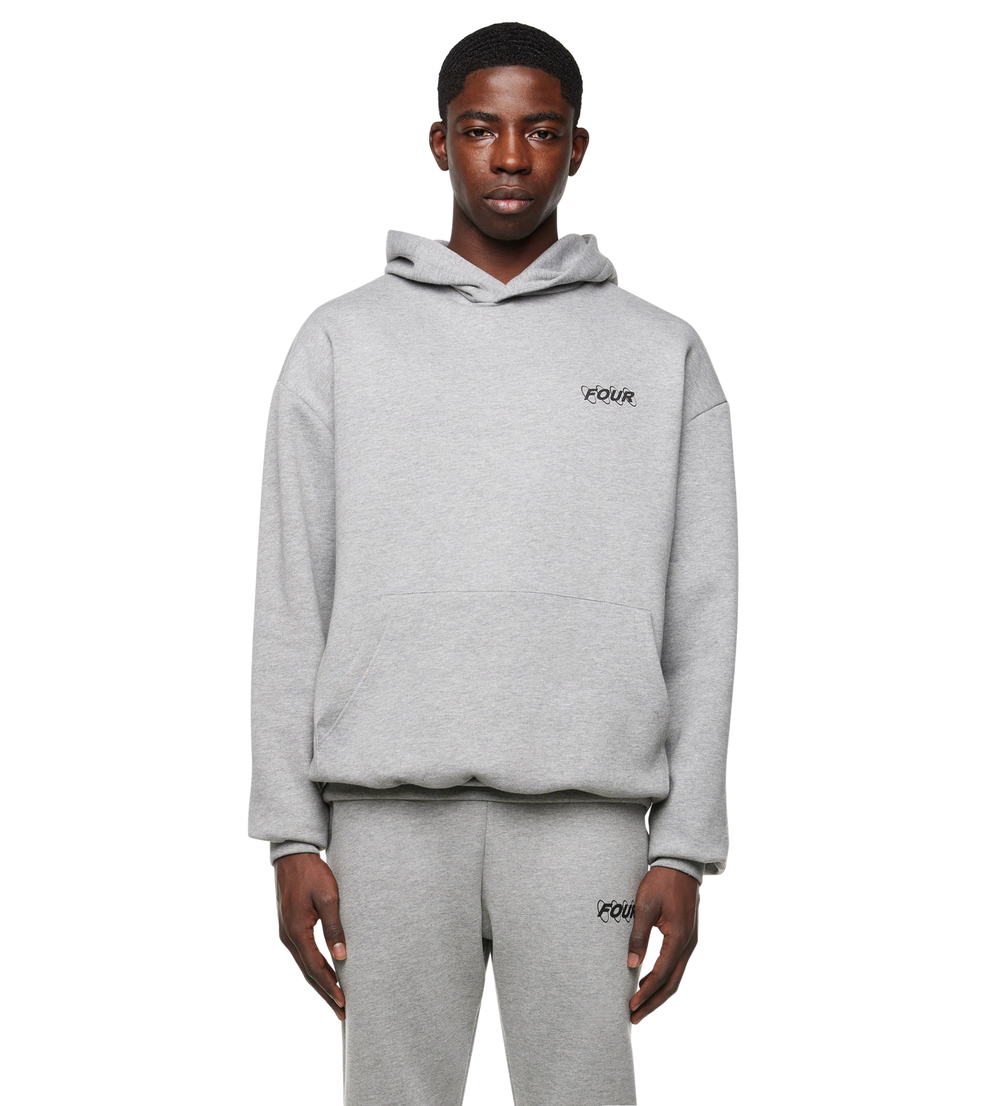 Circles Logo Hoodie Grey