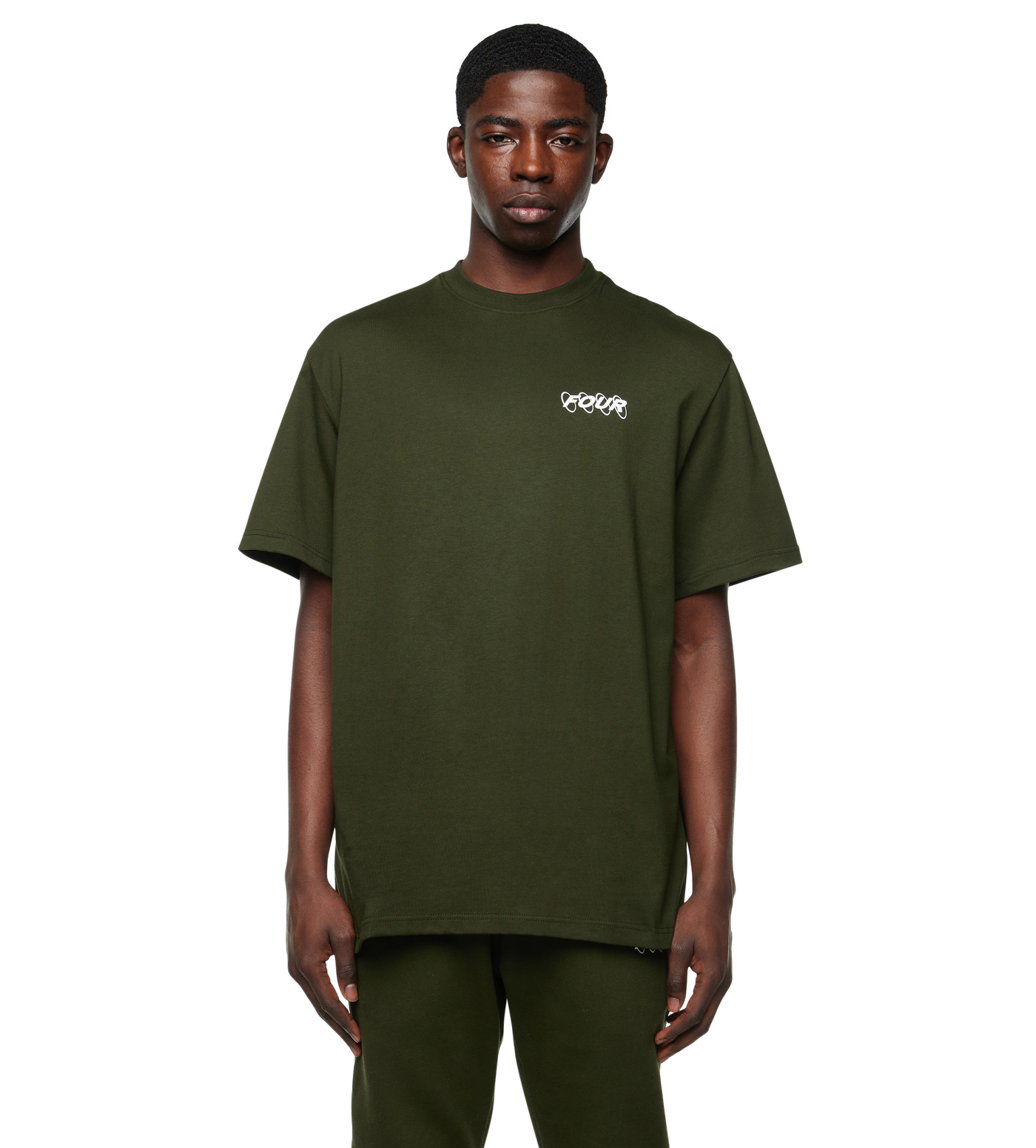 Circles Logo T-shirt Army Green