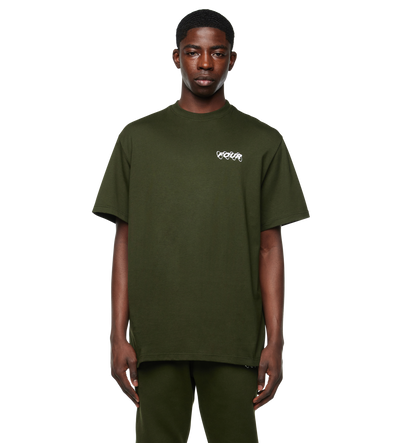 Circles Logo T-shirt Army Green