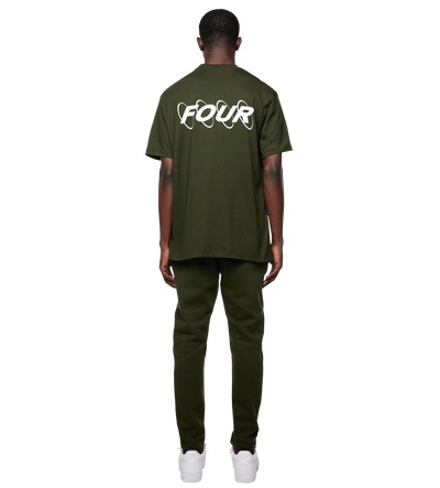 Circles Logo T-shirt Army Green