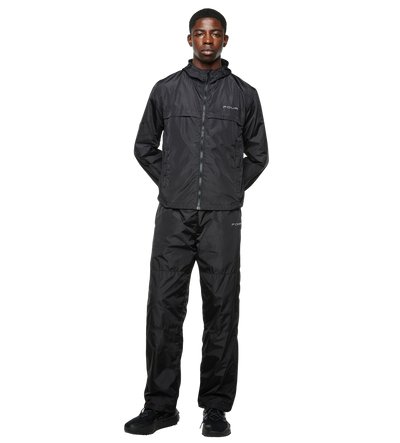 Sport Windbreaker Nylon Pants Black